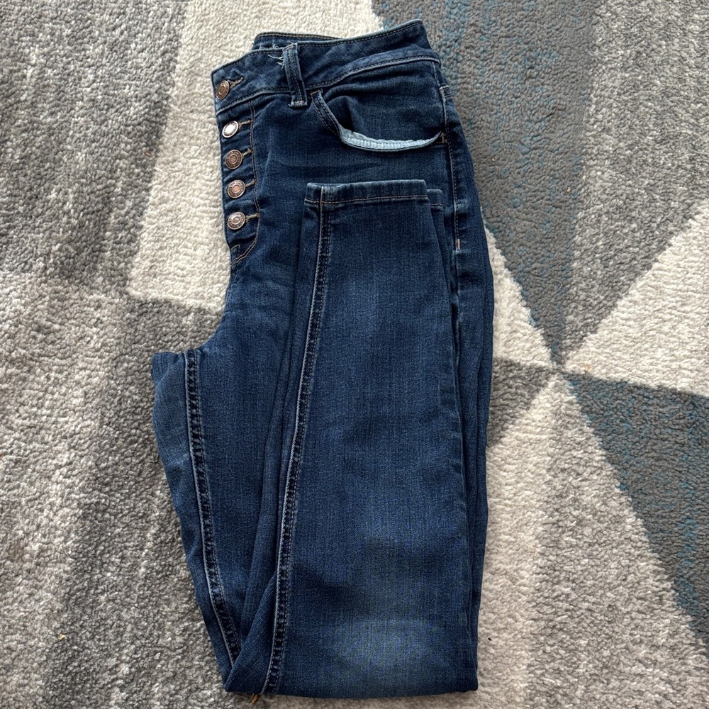 Maurices Dark Indigo Skinny Jeans